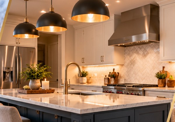 Bright remodeled kitchen
